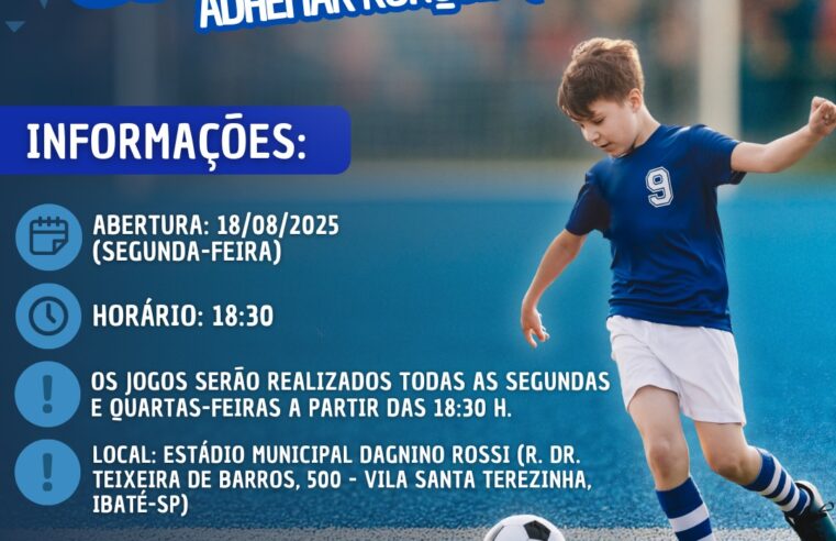 Ibaté dá início à Copa de Futebol Adhemar Ronquim (Demá) na próxima segunda-feira