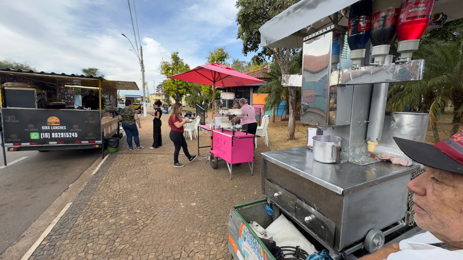 Feirinha do Centro movimenta Ibaté com cultura, lazer e gastronomia aos domingos na Praça Central