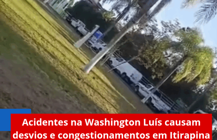 Acidentes na Washington Luís causam desvios e congestionamentos em Itirapina