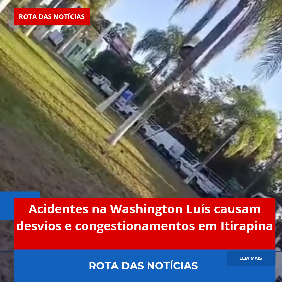 Acidentes na Washington Luís causam desvios e congestionamentos em Itirapina