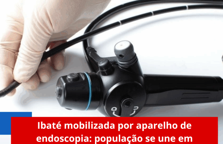 Ibaté mobilizada por aparelho de endoscopia: população se une em campanha por mais saúde