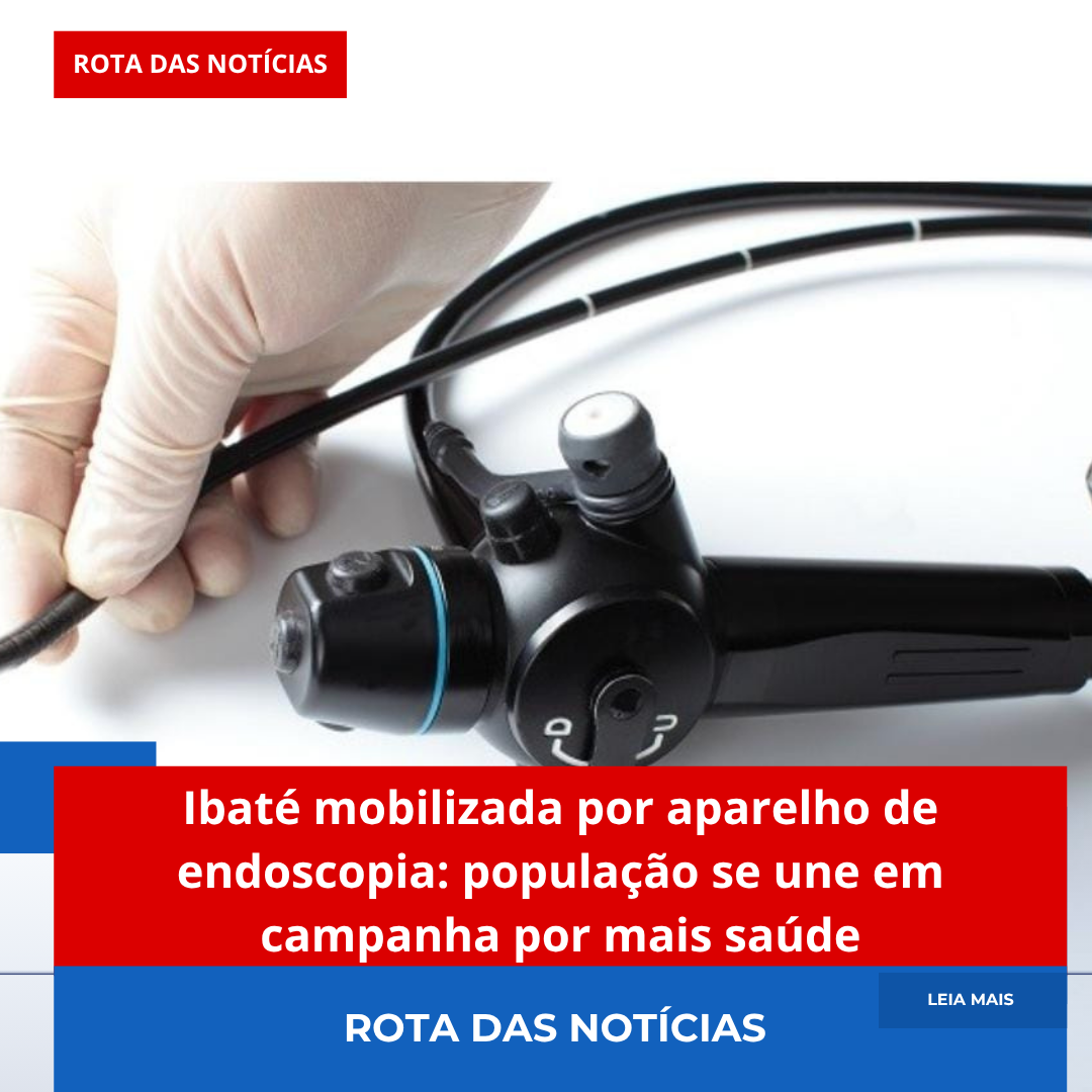 Ibaté mobilizada por aparelho de endoscopia: população se une em campanha por mais saúde