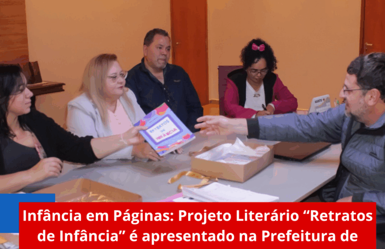 Infância em Páginas: Projeto Literário “Retratos de Infância” é apresentado na Prefeitura de Ibaté