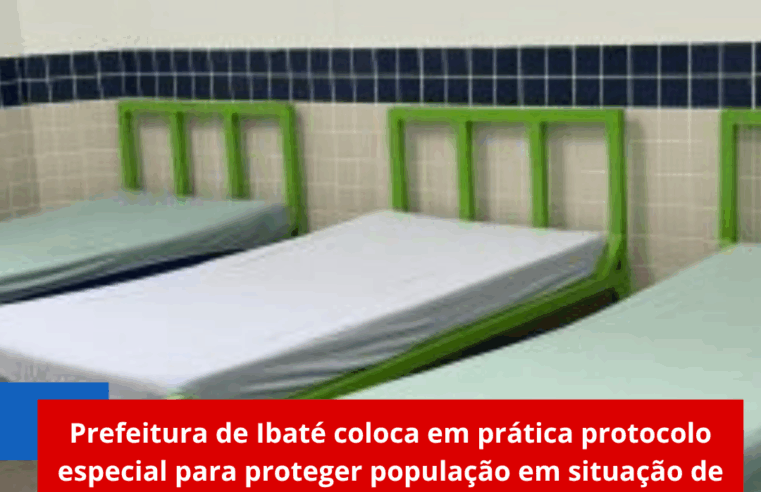 Prefeitura de Ibaté coloca em prática protocolo especial para proteger população em situação de rua durante frente fria