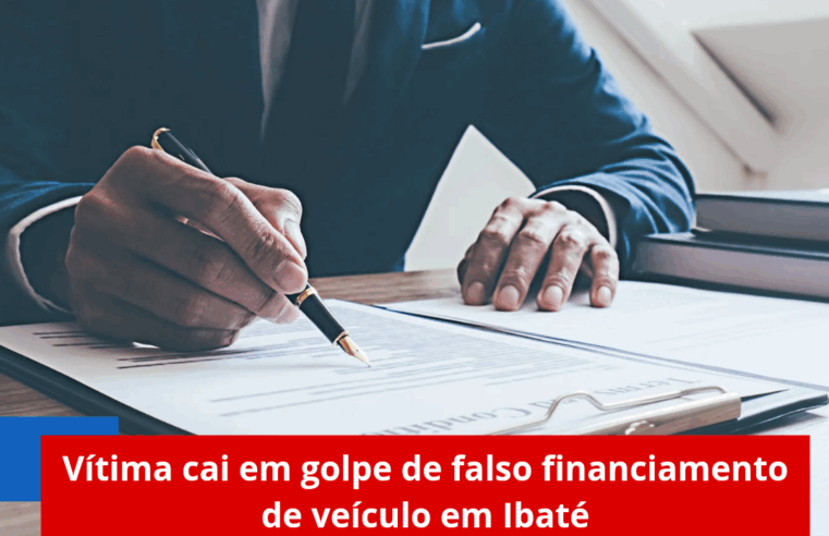 Vítima cai em golpe de falso financiamento de veículo em Ibaté