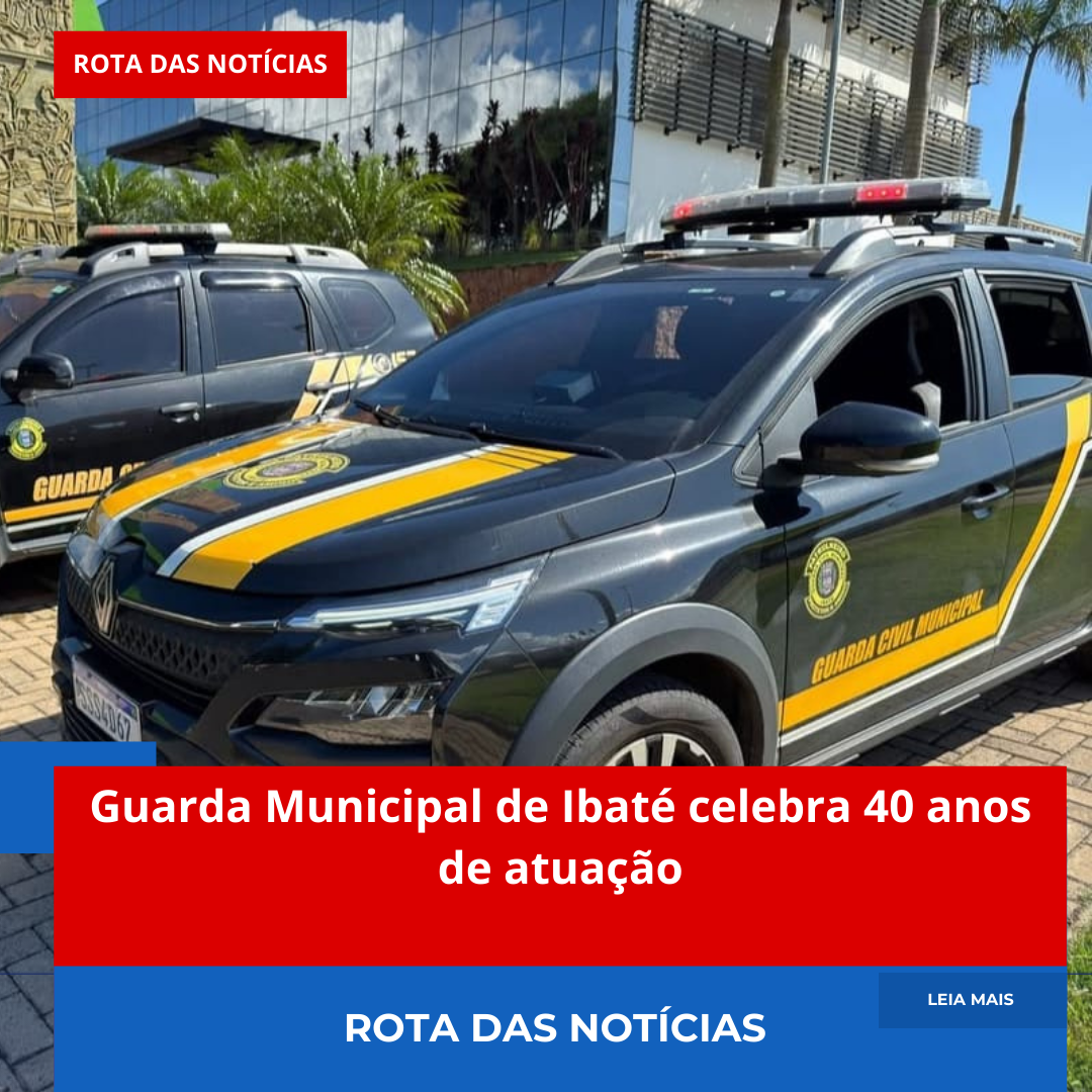 Guarda Municipal de Ibaté celebra 40 anos de atuação