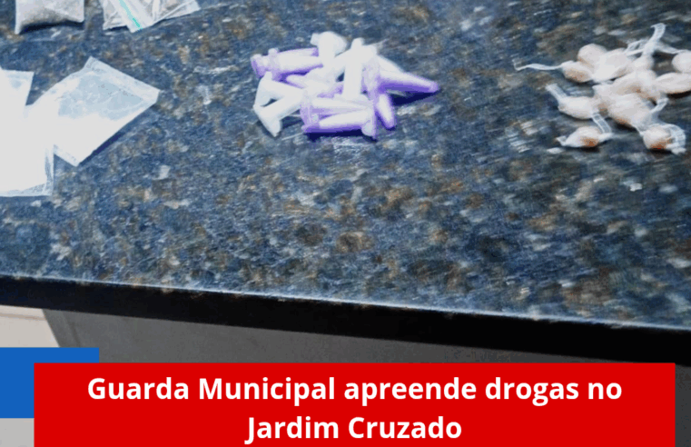 Guarda Municipal apreende drogas no Jardim Cruzado