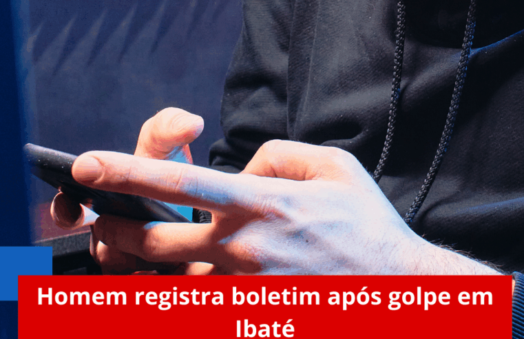 Homem registra boletim após golpe em Ibaté