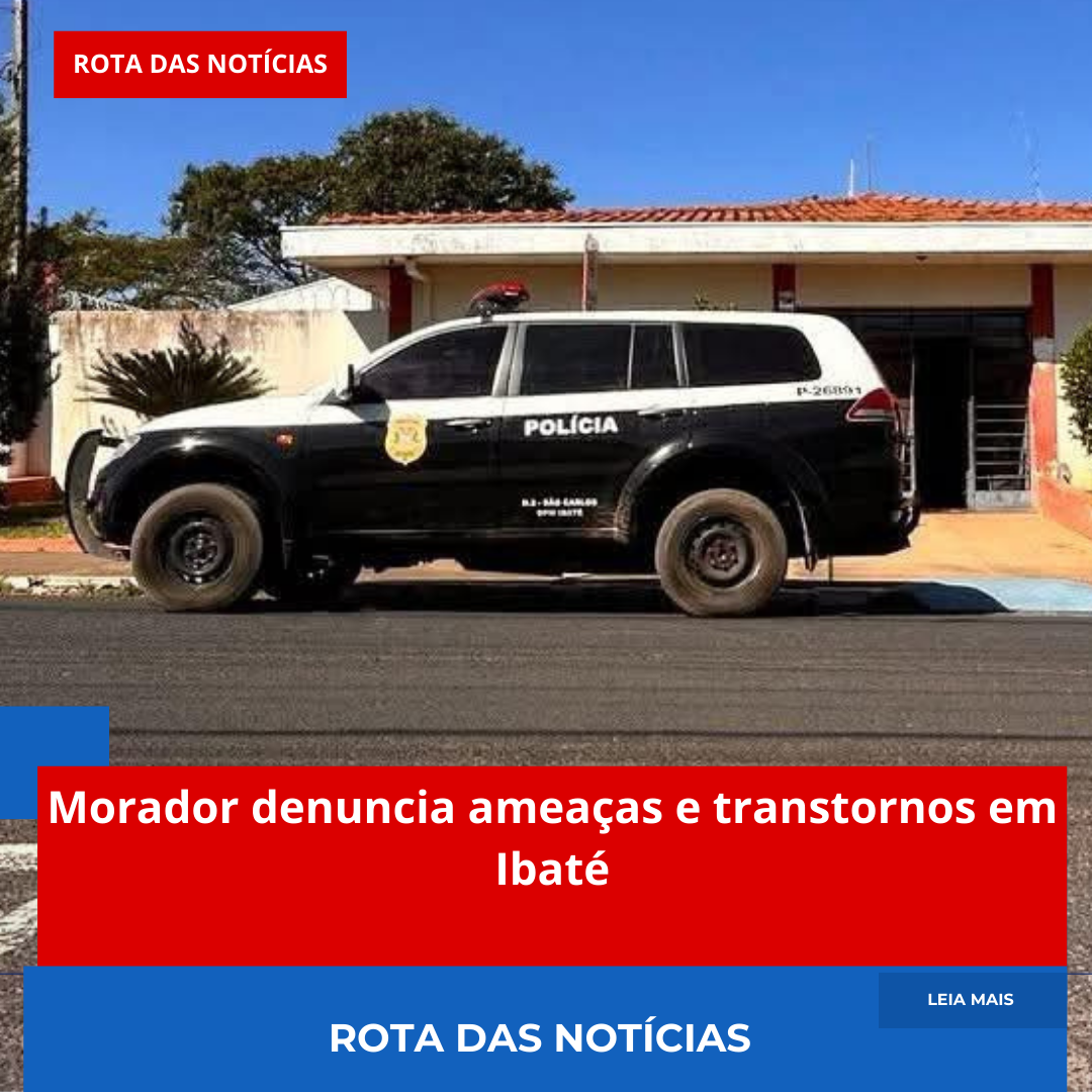 Morador denuncia ameaças e transtornos em Ibaté