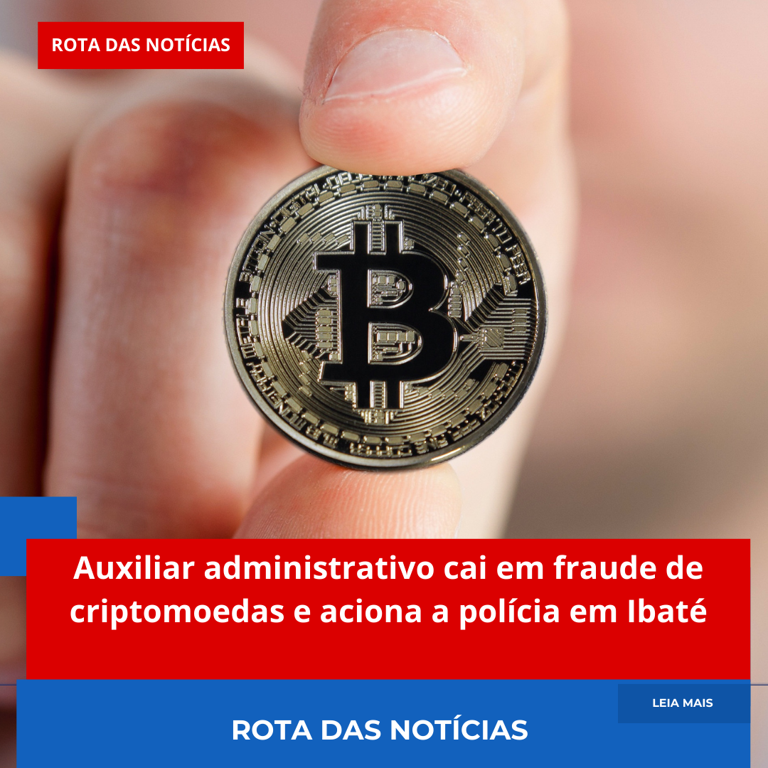 Auxiliar administrativo cai em fraude de criptomoedas e aciona a polícia em Ibaté