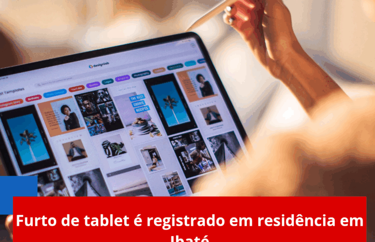 Furto de tablet é registrado em residência em Ibaté
