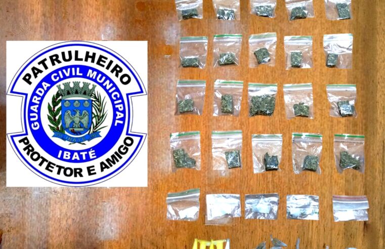Guarda Municipal encontra drogas escondidas em terreno baldio no Jardim Cruzado