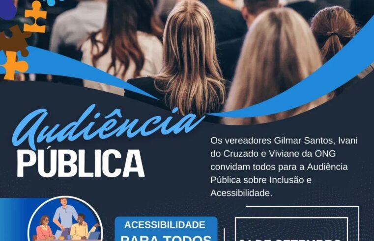 Audiência Pública em Ibaté discutirá Inclusão e Acessibilidade