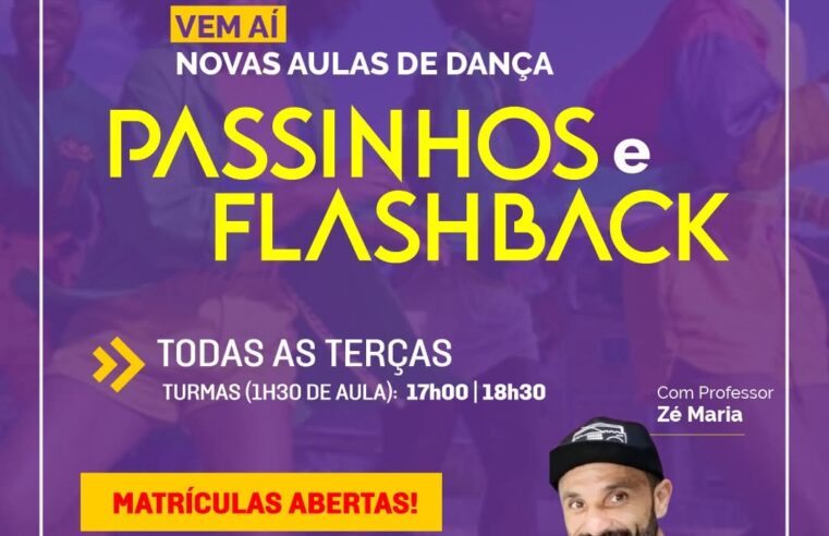 ✨🎶 Novidade no Clube de Campo! 🎶✨Agora você pode entrar no ritmo com nossas Aulas de Passinhos e Flashback!