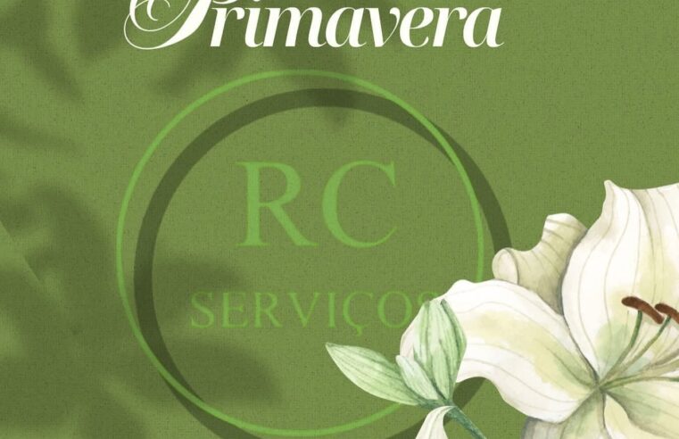 🌸 Floresça onde Deus te plantou.Nesta primavera, deixe que a beleza da renovação te inspire a recomeçar com mais leveza, cor e esperança. 🌼RC Serviços