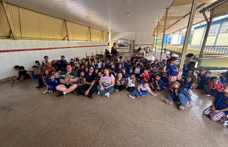 Alunos da rede municipal de Ibaté participam da Semana de Conscientização no Trânsito