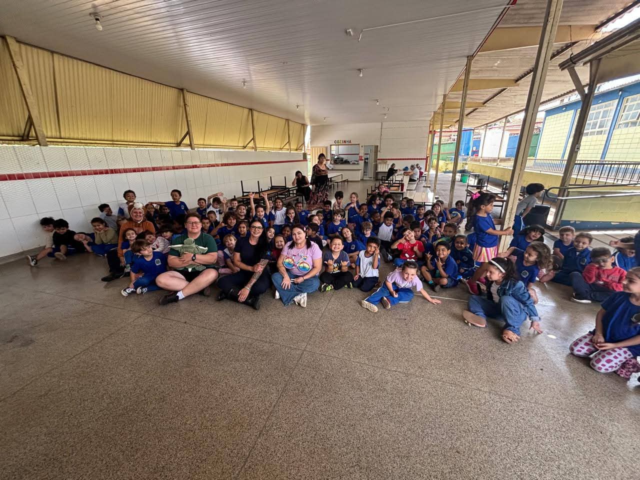 Alunos da rede municipal de Ibaté participam da Semana de Conscientização no Trânsito