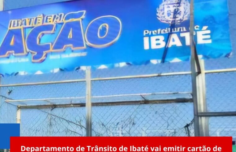Departamento de Trânsito de Ibaté vai emitir cartão de estacionamento durante o programa Ibaté em Ação