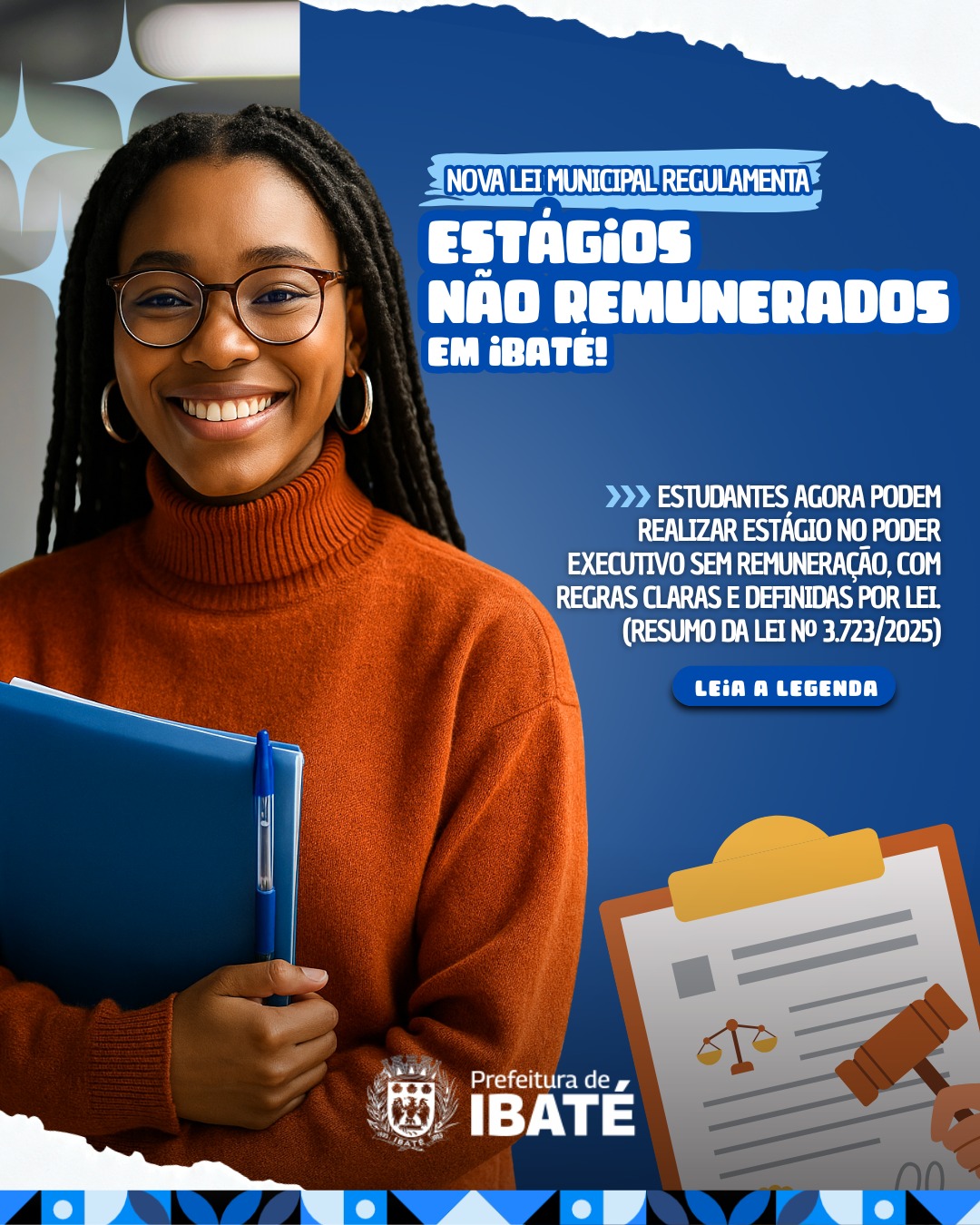 Prefeitura de Ibaté cria nova oportunidade de estágio para estudantes