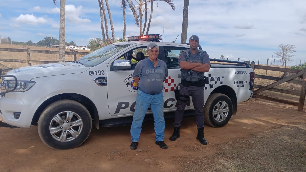 Polícia Militar intensifica patrulhamento na zona rural e encontra veterano durante ação preventiva