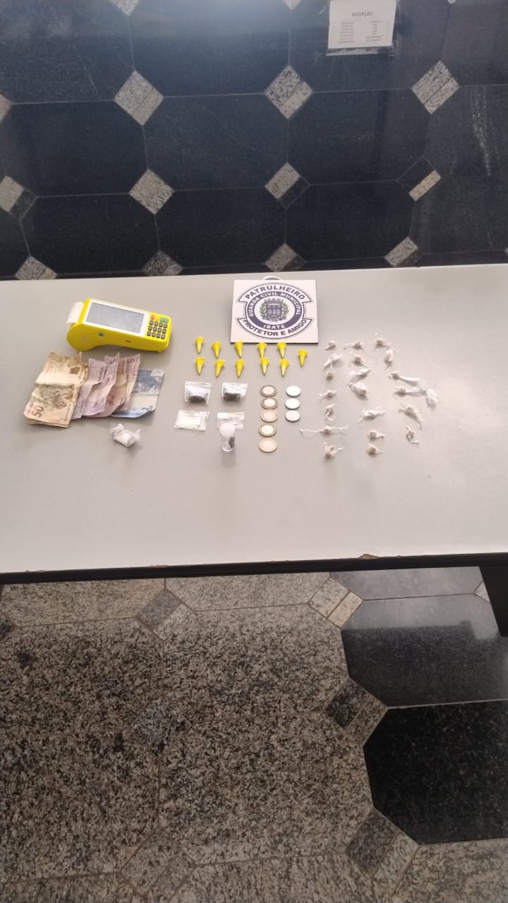 Guarda Civil Municipal de Ibaté apreende drogas no Jardim Cruzado