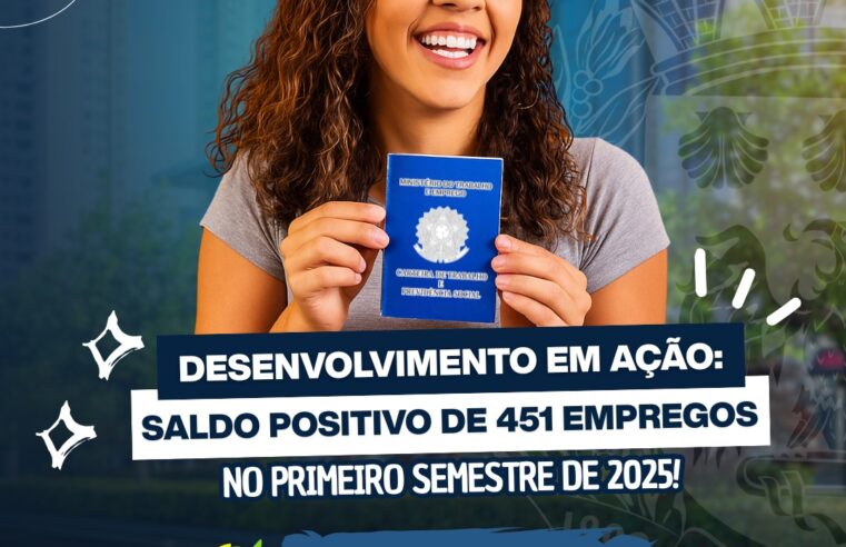 Ibaté registra saldo positivo de 451 empregos no primeiro semestre de 2025