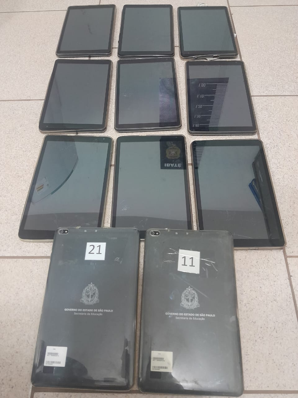 Polícia Civil de Ibaté recupera tablets furtados de escola estadual com apoio da Guarda Municipal