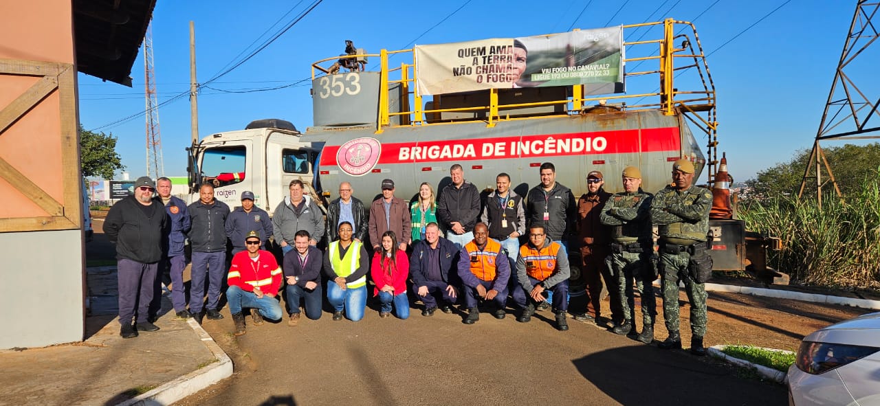 Raízen e fornecedores reforçam ações de prevenção e combate a incêndios em canaviais