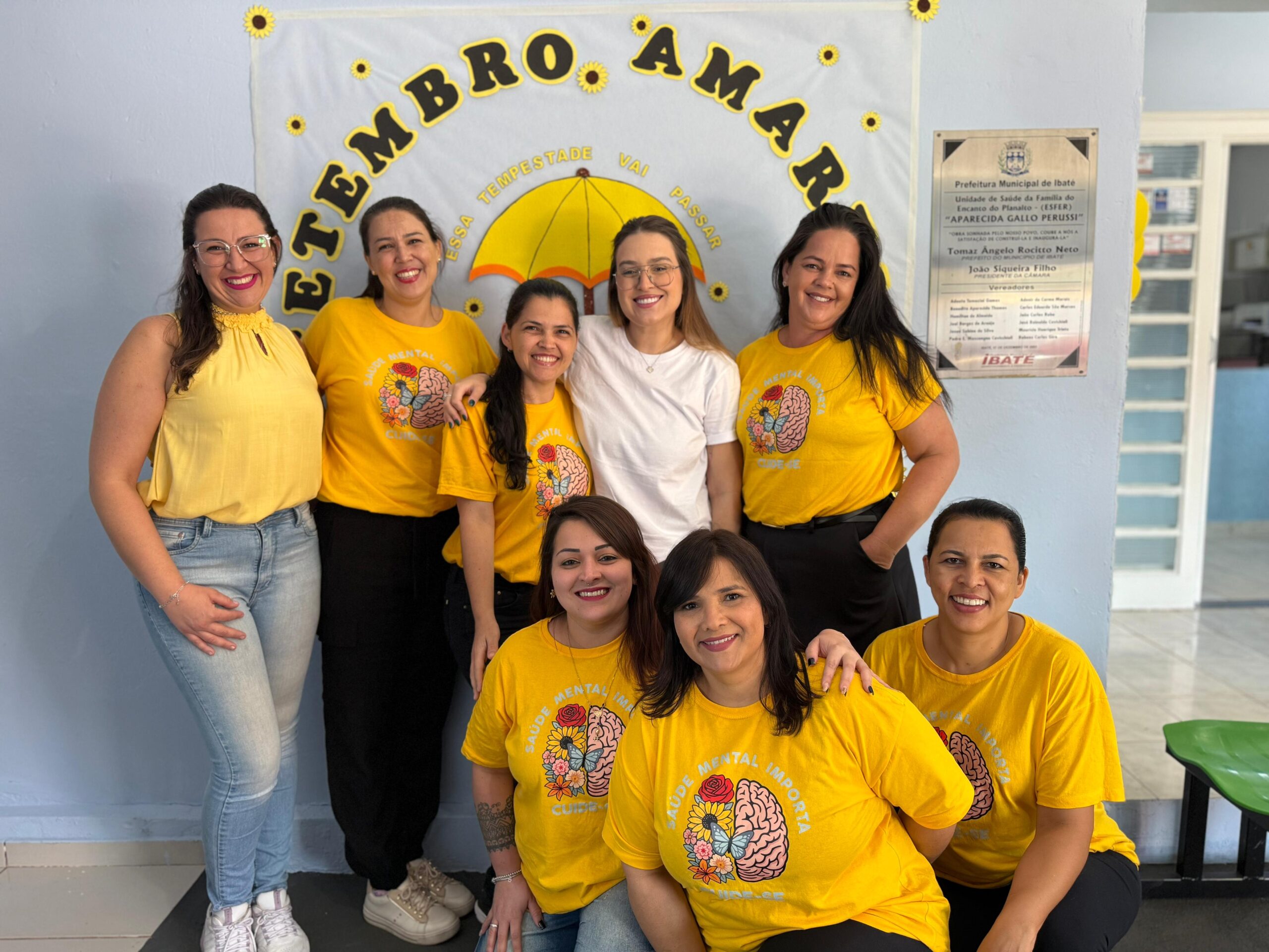 Setembro Amarelo é destaque no ESF Jardim América com ações de valorização da vida