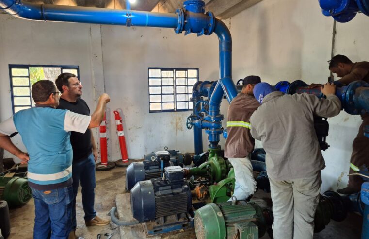 Melhoria no sistema de distribuição de água do Poço da Horta garante abastecimento para toda a cidade