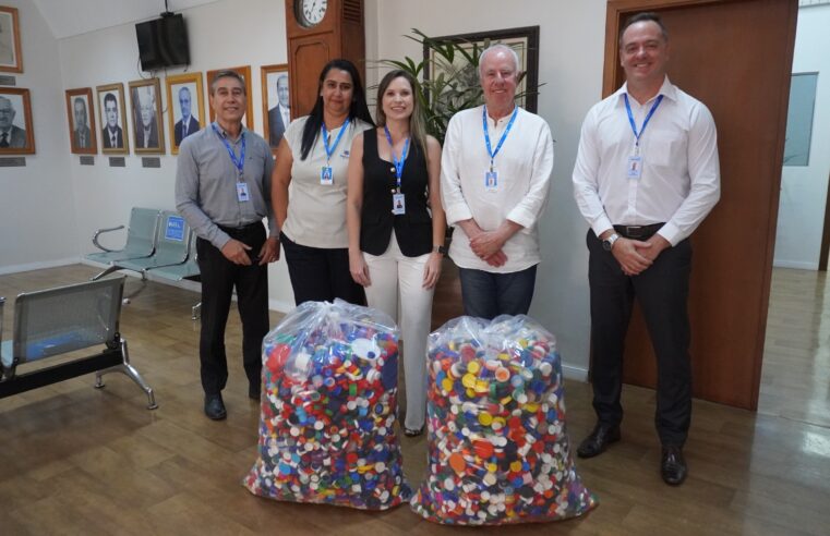 Santa Casa de São Carlos recebe doação de 44 quilos de tampinhas da Sisprime do Brasil