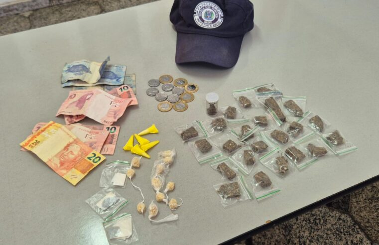 Guarda Civil Municipal apreende drogas no Jardim Cruzado, em Ibaté