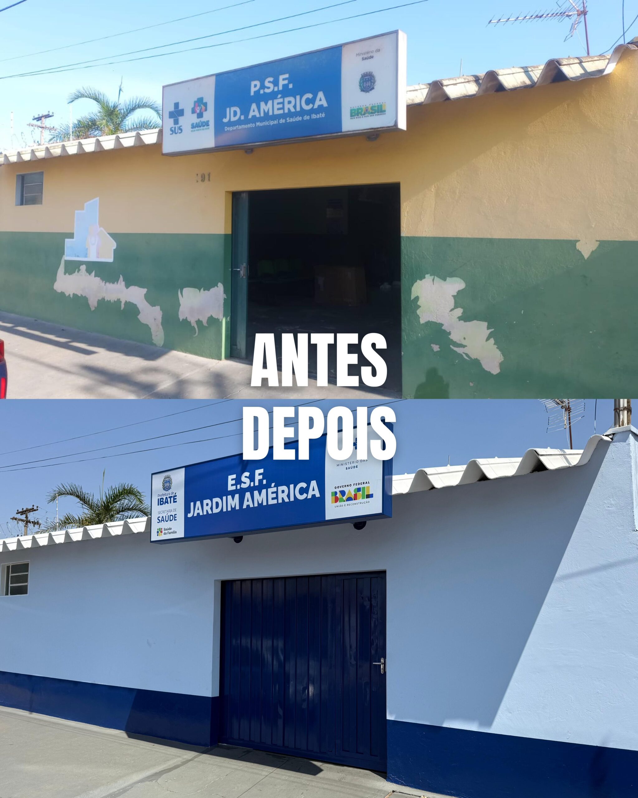 Reforma da ESF Jardim América garante atendimento de qualidade em Ibaté