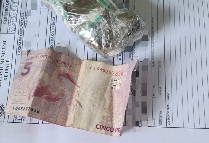 GCM de Ibaté apreende drogas no Jardim Cruzado