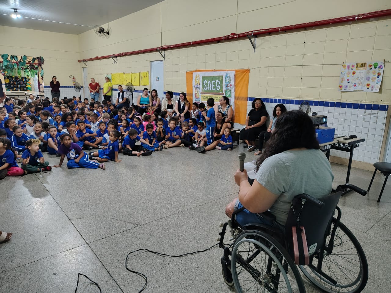 Escola Vera Trinta promove vivências no Dia Nacional de Luta da Pessoa com Deficiência