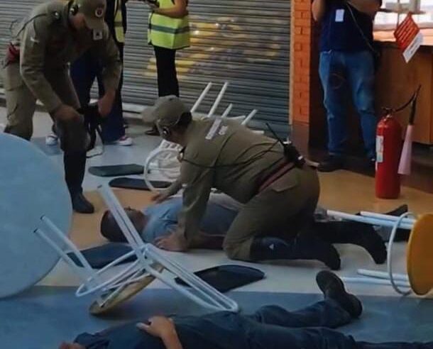 Shopping Iguatemi São Carlos realiza simulado de emergência com apoio de forças de segurança
