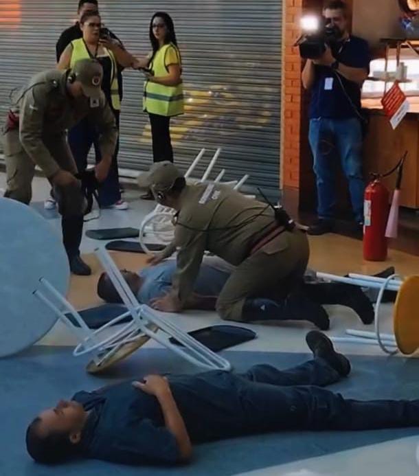 Shopping Iguatemi São Carlos realiza simulado de emergência com apoio de forças de segurança