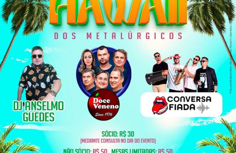 🎉 Baile do Hawaii dos Metalúrgicos promete agitar São Carlos no dia 29 de novembro
