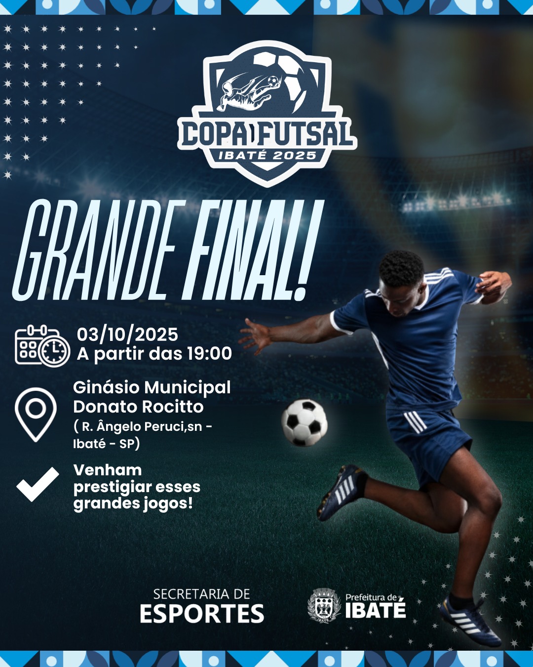 Copa Futsal Ibaté 2025 chega à grande final amanhã