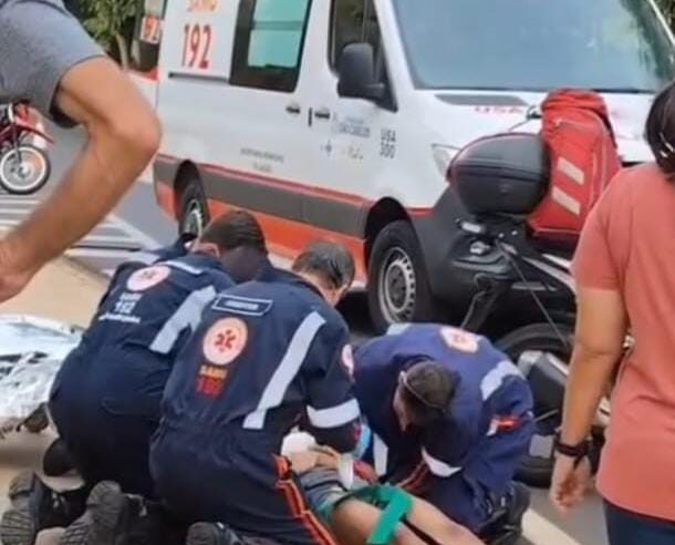 Pedestre de 20 anos é atropelado em frente ao Passeio São Carlos