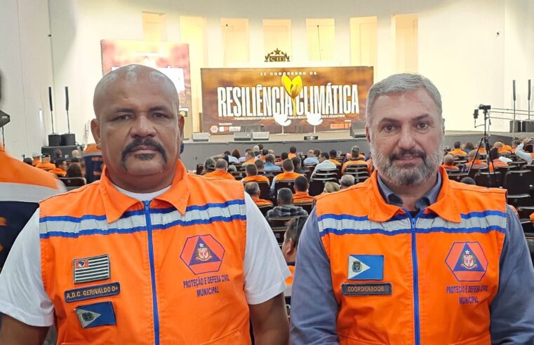 Defesa Civil de Ibaté participa do II Congresso de Resiliência Climática em São Paulo