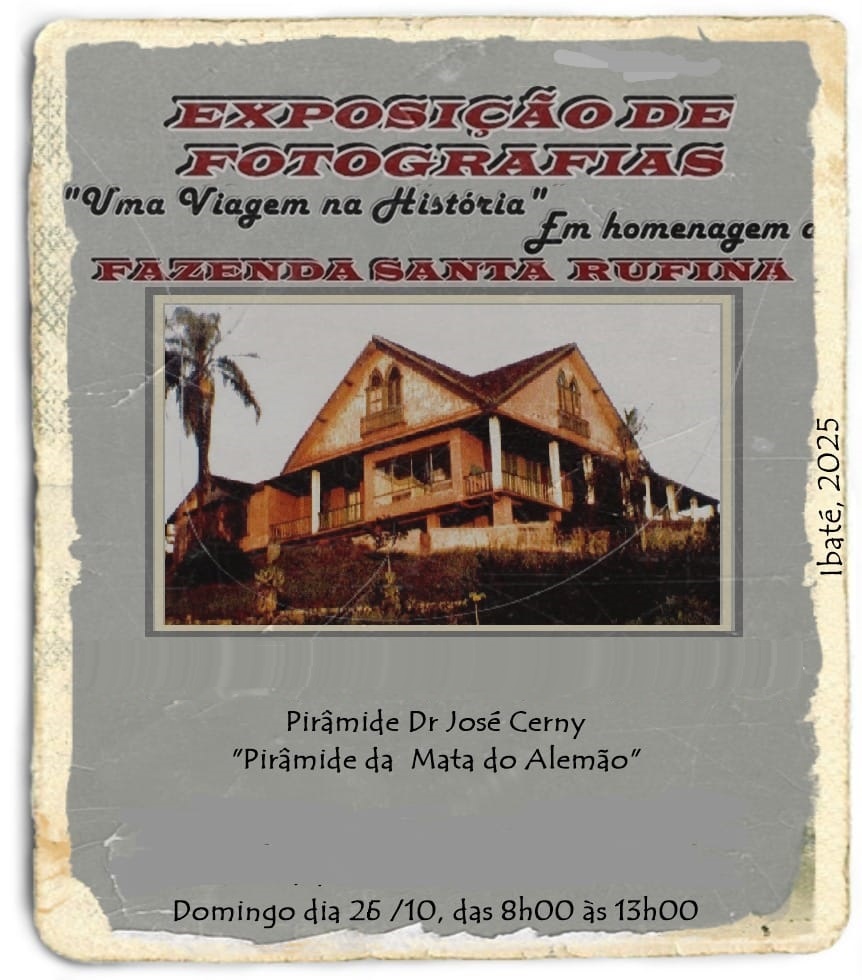 Exposição fotográfica “Uma Viagem na História” segue aberta neste domingo em Ibaté