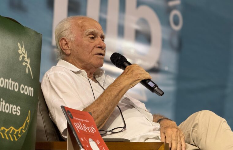 Noite memorável na 1ª Feira Literária de Ibaté com Ignácio de Loyola Brandão