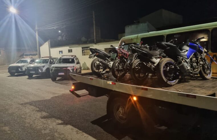 Força Tática recupera motos furtadas e apreende adolescentes em operação no São Carlos VIII