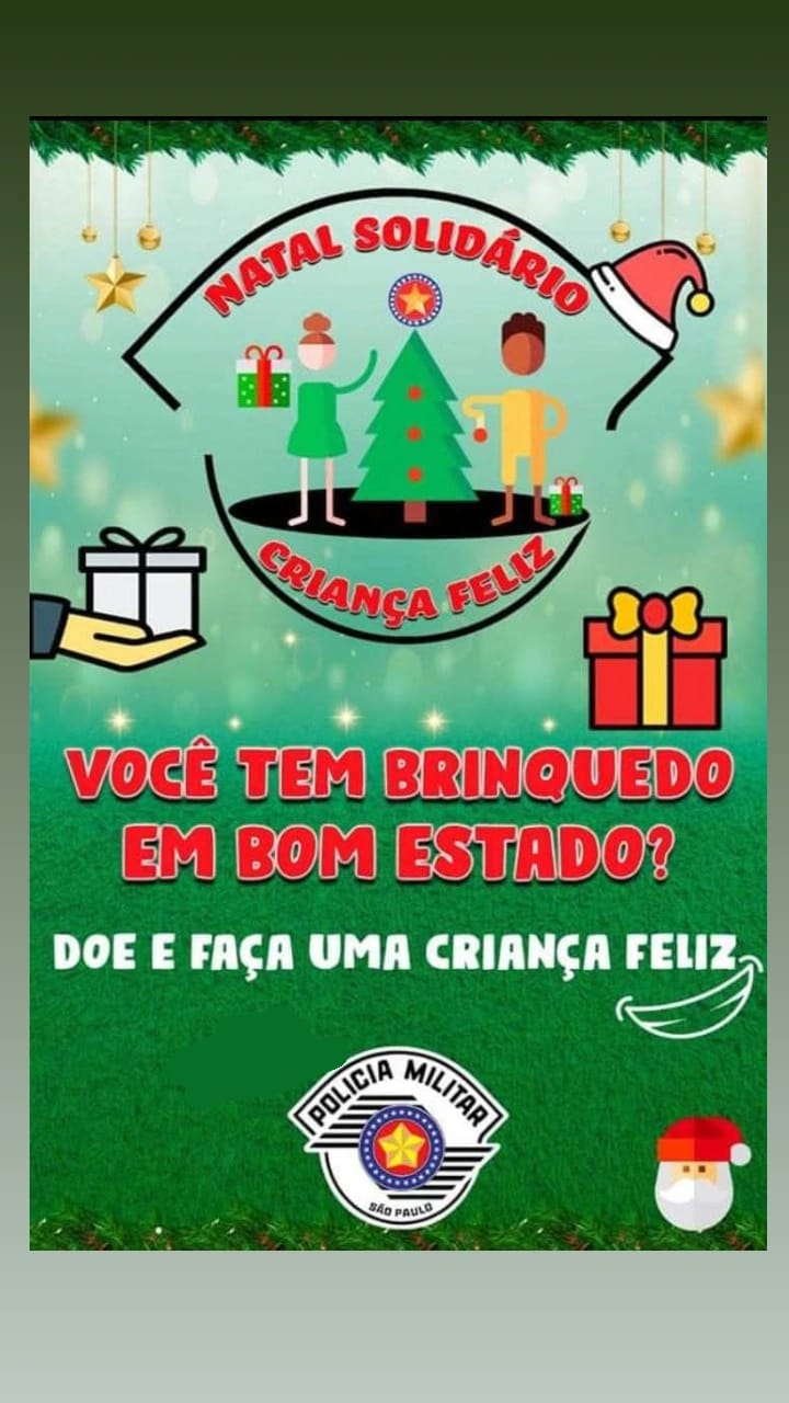 Polícia Militar de São Carlos Lança Campanha de Arrecadação de Brinquedos 2025