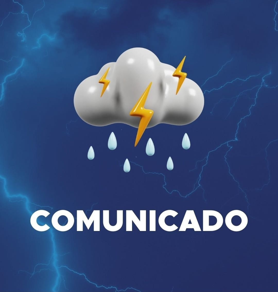 Defesa Civil de Ibaté emite alerta para fortes chuvas no fim de semana