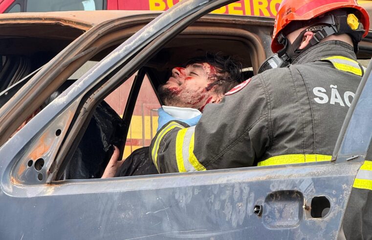 📍 Defesa Civil de Ibaté participa de simulado de acidente com produtos perigosos em Araraquara