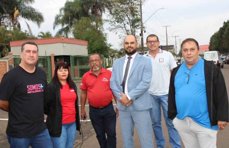 Metalúrgicos da Engemasa entram em greve por tempo indeterminado