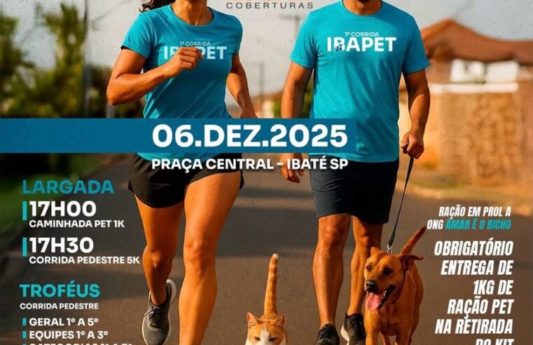 Vem aí a 1ª Corrida Ibapet: esporte e solidariedade em um só evento
