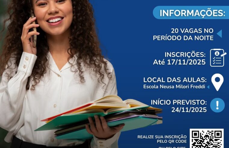 Cursos profissionalizantes gratuitos estão com inscrições abertas em Ibaté com apoio da Prefeitura